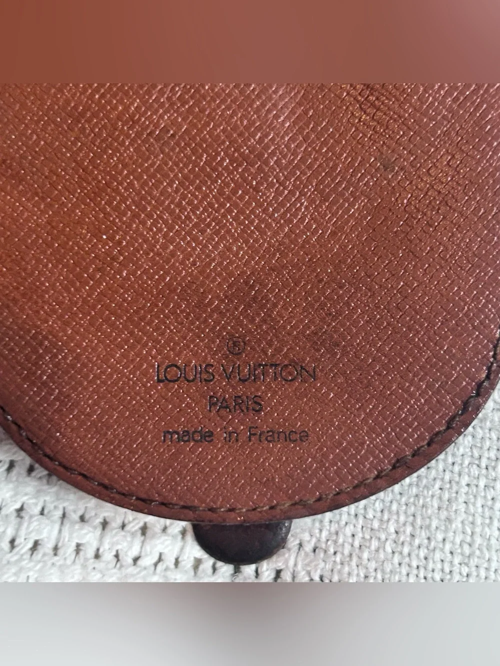 Vintage Louis Vuitton Monogram Canvas Porte Monnaie Gousset Coin Pouch